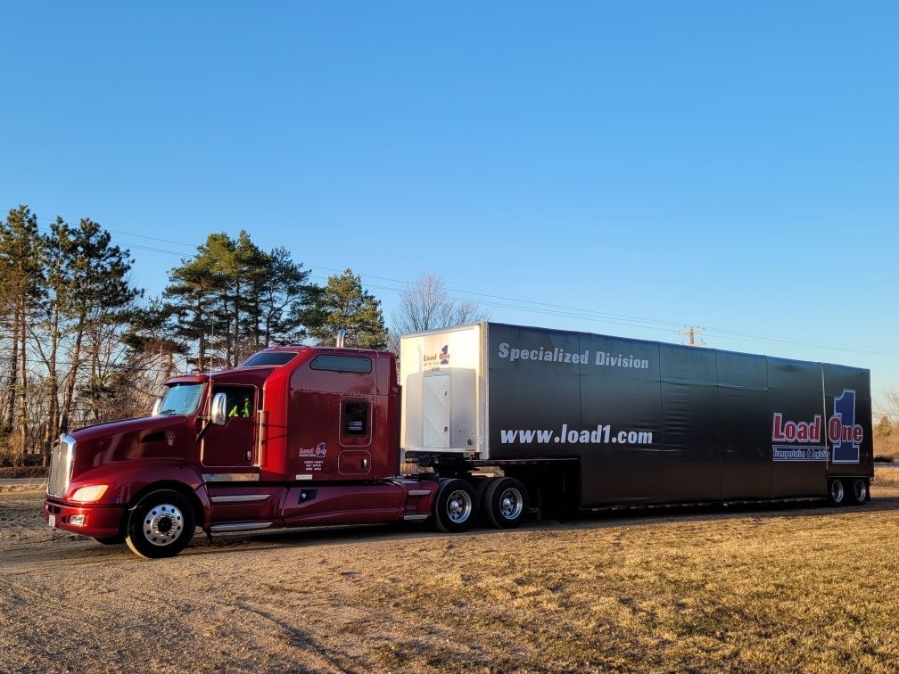 red load one semi truck